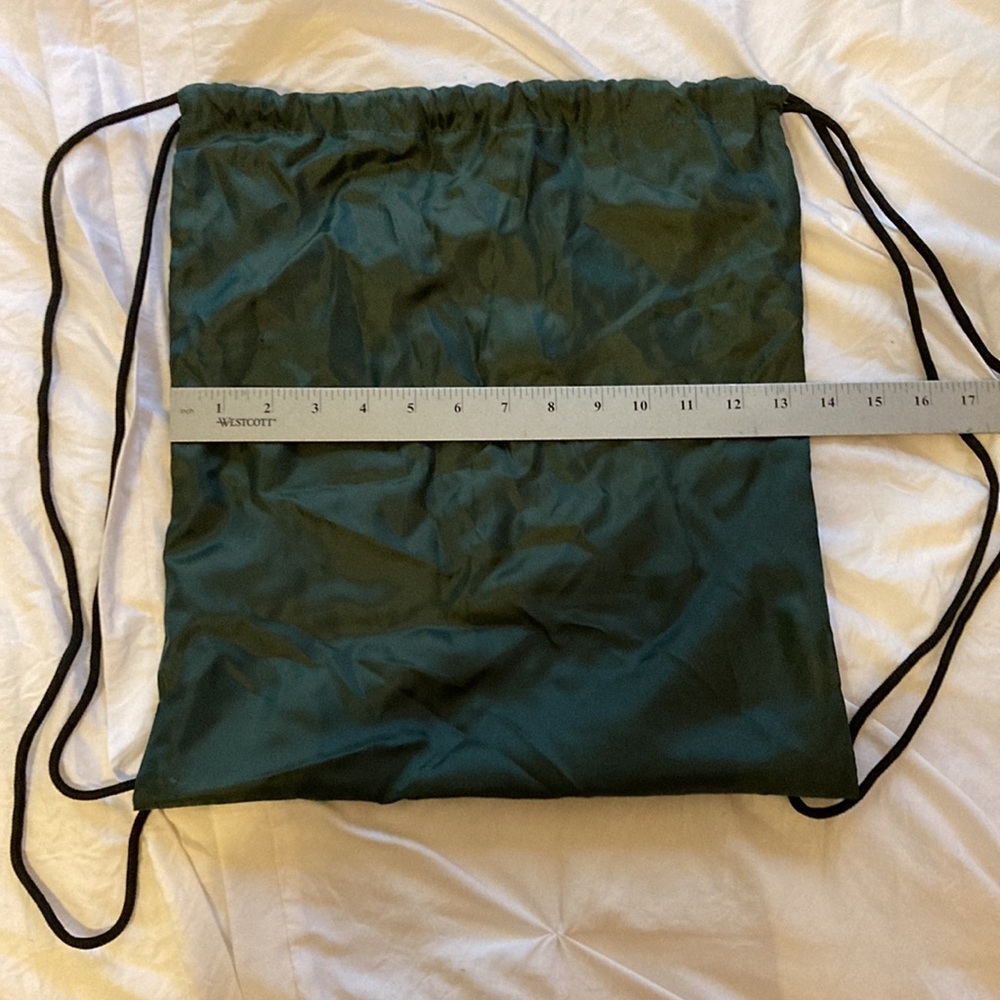 Green Drawstring Bag - Picture 2 of 2